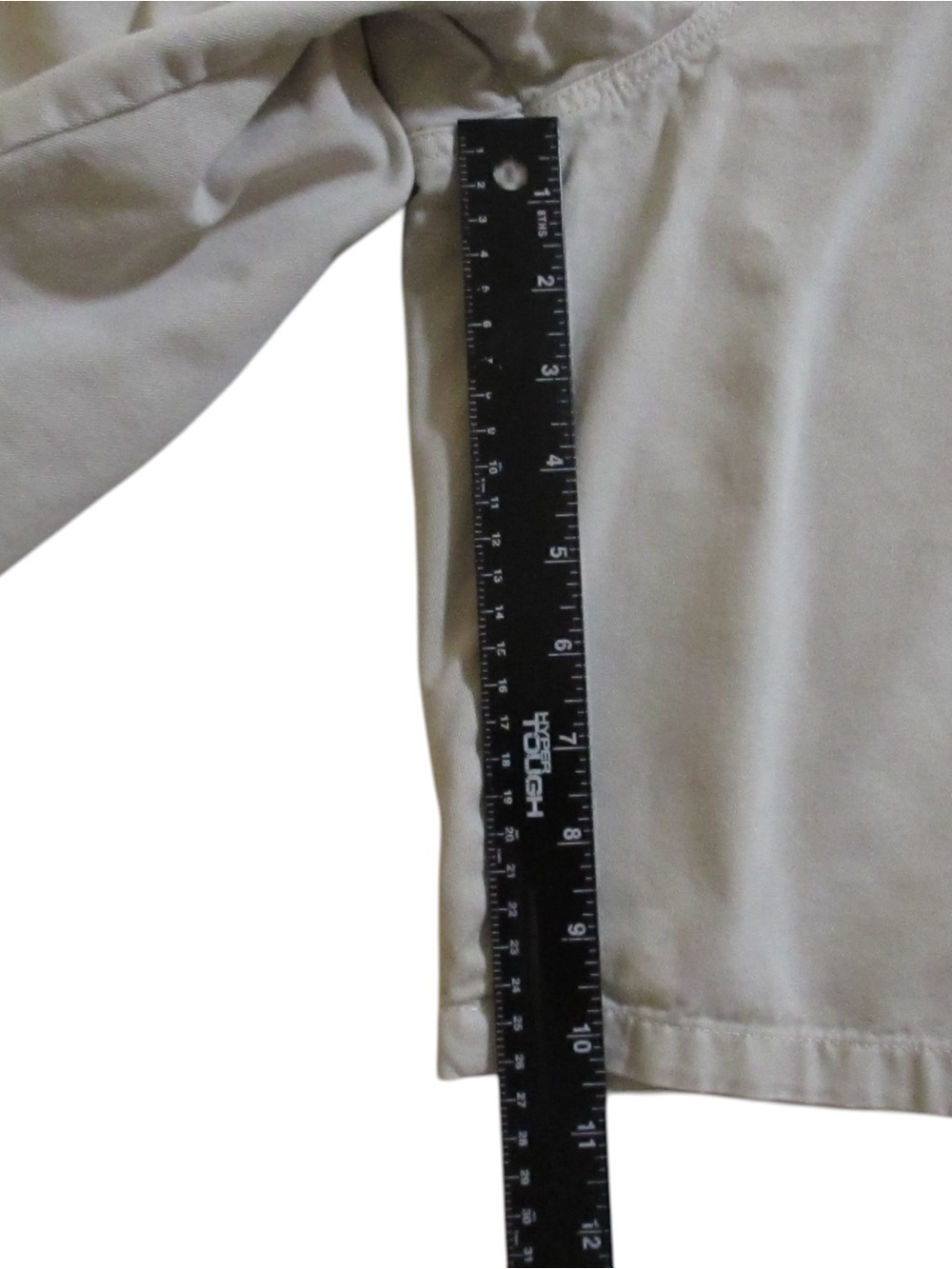Northwest Men's Khaki 100% Cotton Flat Front Shorts Size 38 Vintage - Picture 6 of 10